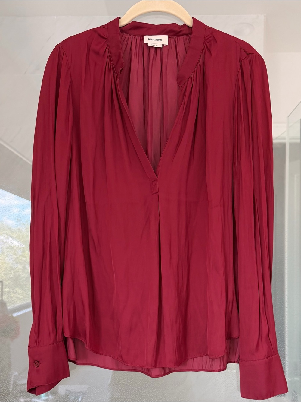 Like new Zadig & Voltaire satin blouse